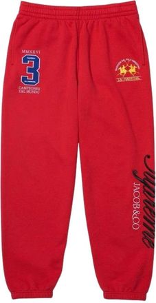 SUPREME x La Martina SS26 Sweatpant Red SUP-SS26-315-RED