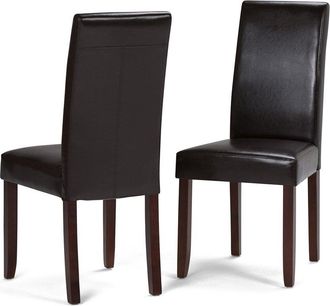 Simpli Home Set Of 2 Acadian Parson Dining Chairs