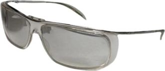Gucci Pre-owned Accessories, female, Gray, Size: ONE SIZE Pre-owned Plastic Sunglasses