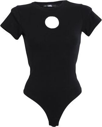 Karl Lagerfeld CUT OUT LOGO JERSEY BODY