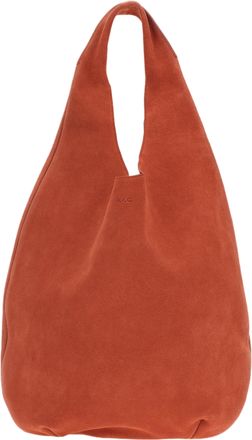A.P.C. Orange Le Neige Suede Tote Bag