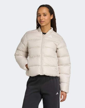 adidas Essentials Climawarm - Piumino sintetico beige-Neutro