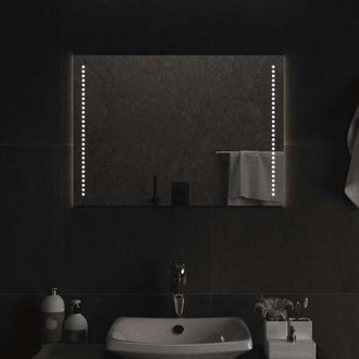 vidaXL vidaXL Specchio da Bagno con Luci LED 70x50 cm