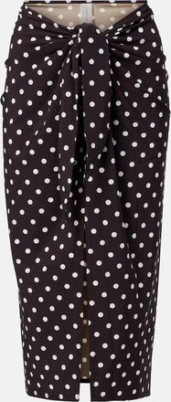 Karla Colletto Polka-dot beach cover-up