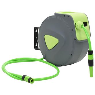 vidaXL Vidaxl - Carrete De Manguera Retr&aacute;ctil Autom&aacute;tico De Pared 20+2 M