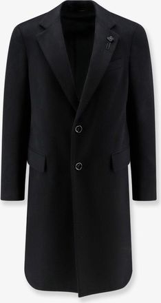 Lardini Cappotto monopetto con spilla iconica - LARDINI - gender_Man