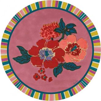 Lisa Corti Masonite Sughero Placemats - Set Of 2 In Dandelion Old Pink
