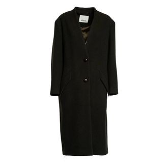 Isabel Marant Jassen, Dames, Zwart, M, Wol, Florane Coat