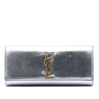 Saint Laurent Pre-owned Vintage Clutch - - Pre-owned - Donna - Grigio - ONE SIZE