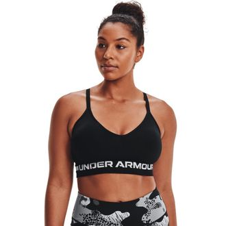 Under Armour Sport-BH UNDER ARMOUR UA SEAMLESS LOW LONG BRA, Damen, Gr. XL (46/48), N-Gr, schwarz, Obermaterial: 88% Polyester, 12% Elasthan, BHs Sport-BH, f&uuml;r Akt