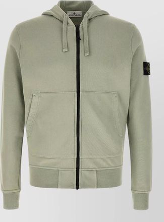 Stone Island 6100061 hooded jacket front pockets