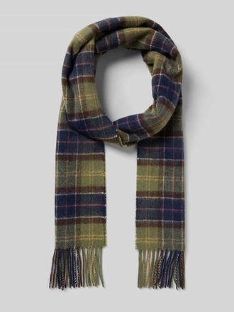 Barbour Schal aus reiner Lammwolle in Gruen, Gr&ouml;&szlig;e 1