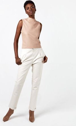 AS by DF Crawford Recycled Leather Top