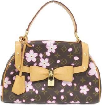 Louis Vuitton Borsa Vintage Pre-owned in Tela - - Pre-owned - Donna - Marrone - ONE SIZE