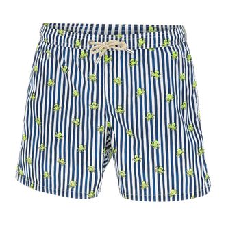 MC2 Saint Barth Beachwear, male, Multicolor, Size: XL Lighting Micro Stretch Swim Shorts