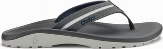 Olukai Mens Ohana Palua Flip-Flop Sandal In Cloud Grey/rock