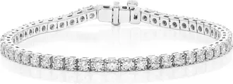 Vir Jewels 3 cttw Lab Grown Diamond Tennis Bracelet in Sterling Silver 7 Inch For Women