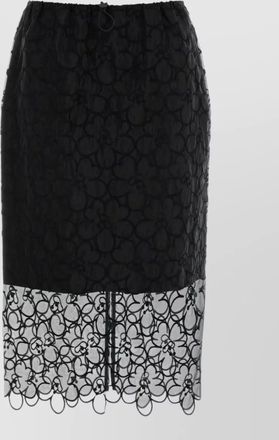 Cecilie Bahnsen black fitted skirt