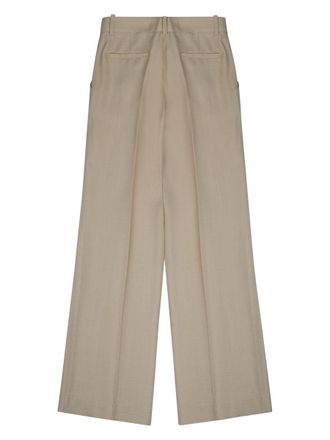 P.A.R.O.S.H. Viscose Trousers - Beige
