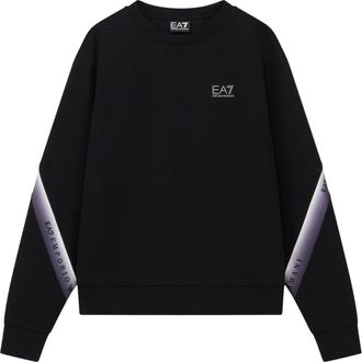 Emporio Armani Felpa Girocollo - Dames - Sweatshirts & Hoodies - Zwart - Maat: XS