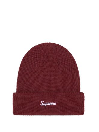 SUPREME Losgebreide muts - Rood