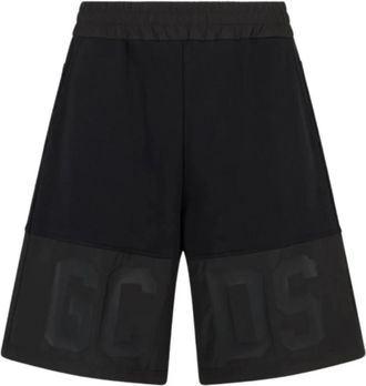GCDS Zwarte Sweat Shorts B1Xm 3102Ji 1-99 - Heren - Korte Broeken - Zwart - S - Korte Broeken