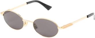 Bottega Veneta Ribbon Zonnebrillen - unisex - Zonnebrillen - Geel - 52 MM - Accessoires