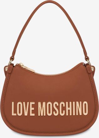 Love Moschino Borsa hobo con logo - Marrone