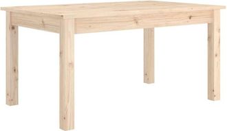 vidaXL Vidaxl - Mesa De Centro De Madera Maciza De Pino 80x50x40 Cm