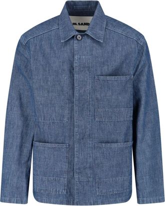 Jil Sander Structured Minimalist Jacket with Classic Collar