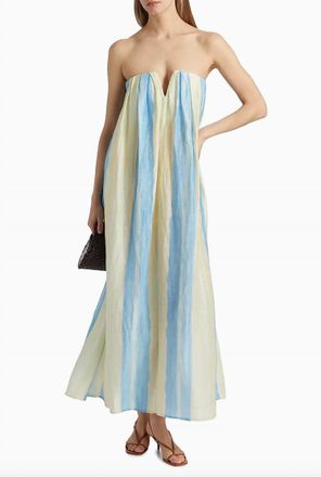 Significant Other Juniper Maxi Dress In Saffron Stripe