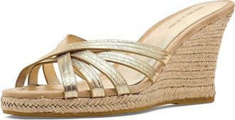 Veronica Beard Phylina Slide Sandals Womens Sandals Gold : 6.5 M, Suede