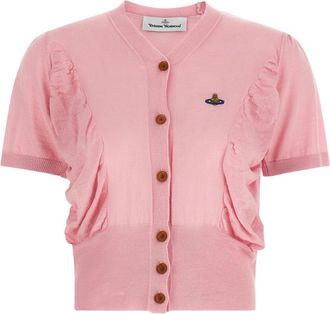Vivienne Westwood Pamela Sweater - Dames - Vesten - Roze - XS - Wol - Truien & Vesten