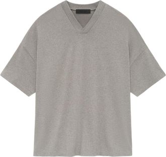 Fear of God SS24 V Neck T-shirt Heather Grey 125SU244211F