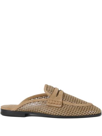 Brunello Cucinelli Brunello Cucinelli Lederpantoffeln