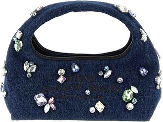 Marc Jacobs The Gem Denim Mini Sack Handbag