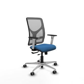 Piqueras y Crespo Silla De Oficina Piqueras Y Crespo Motilla Blanco Soporte Lumbar Ajustable