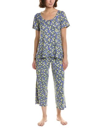 Hue Hue 2Pc Flounce T-Shirt Pajama Set