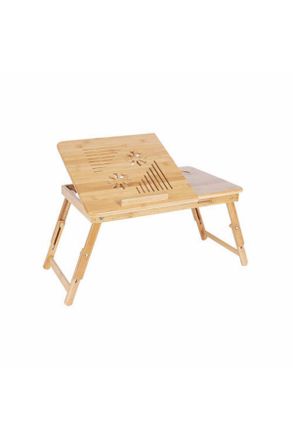 Boxxx Laptoptisch, Naturfarben, Holz, Bambus, rechteckig, 35x29x55 cm, ausziehbar, höhenverstellbar, klappbar, Holzmöbel, Holztische, Schreibtische Holz, Sc