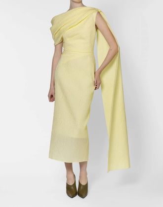 Roksanda Ilincic Womens Maite Dress In Yellow