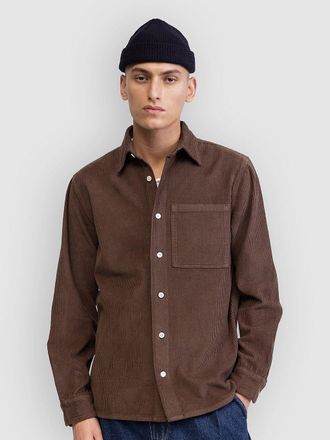 Redefined Rebel RRWes Corduroy Boxy Fit Camicia marrone