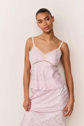 LoveShackFancy Lirena Top In Orchid Ice