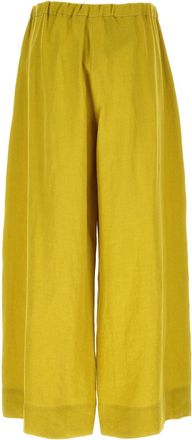 Max Mara Womens Bicolor Linen Casual Pants