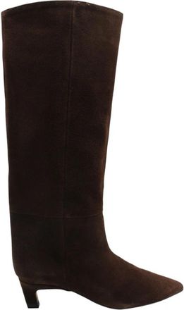 &Aacute;ngel Alarc&oacute;n Faliro - Dames - Hoge Laarzen - Bruin - 38 EU - Schoenen