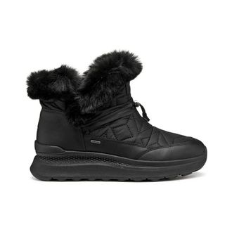 Geox Schoenen, Dames, Zwart, 40 EU, Leer, D Spherica Actif X2 Enkellaars