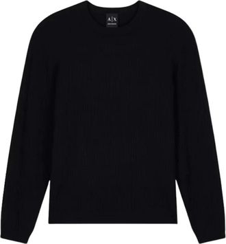 A|X Armani Exchange Pullover in misto viscosa - - Tops - Uomo - Nero - XL