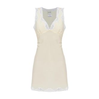Poss&eacute; Tabitha Jurk - Dames - Korte kleedjes - Beige - S - Katoen - Kleedjes