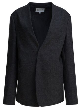 Maison Margiela blazer van scheerwol