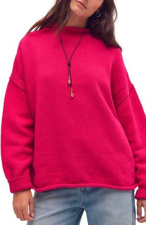 Free People Torres Turtleneck Sweater in Sugar Rush at Nordstrom, Size X-Small