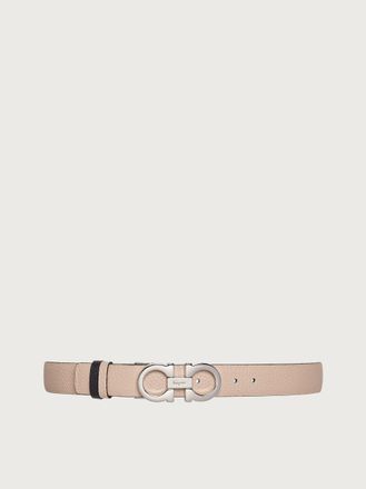 Ferragamo Women Reversible and adjustable Gancini belt Pink